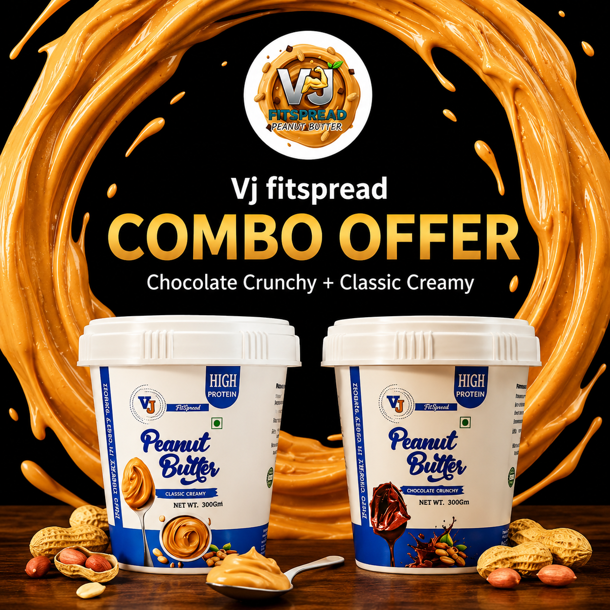 High Protein Peanut Butter